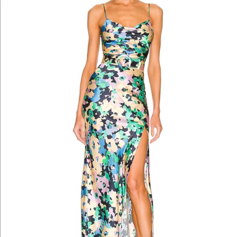 NICHOLAS Simone Cowl Neck Dress